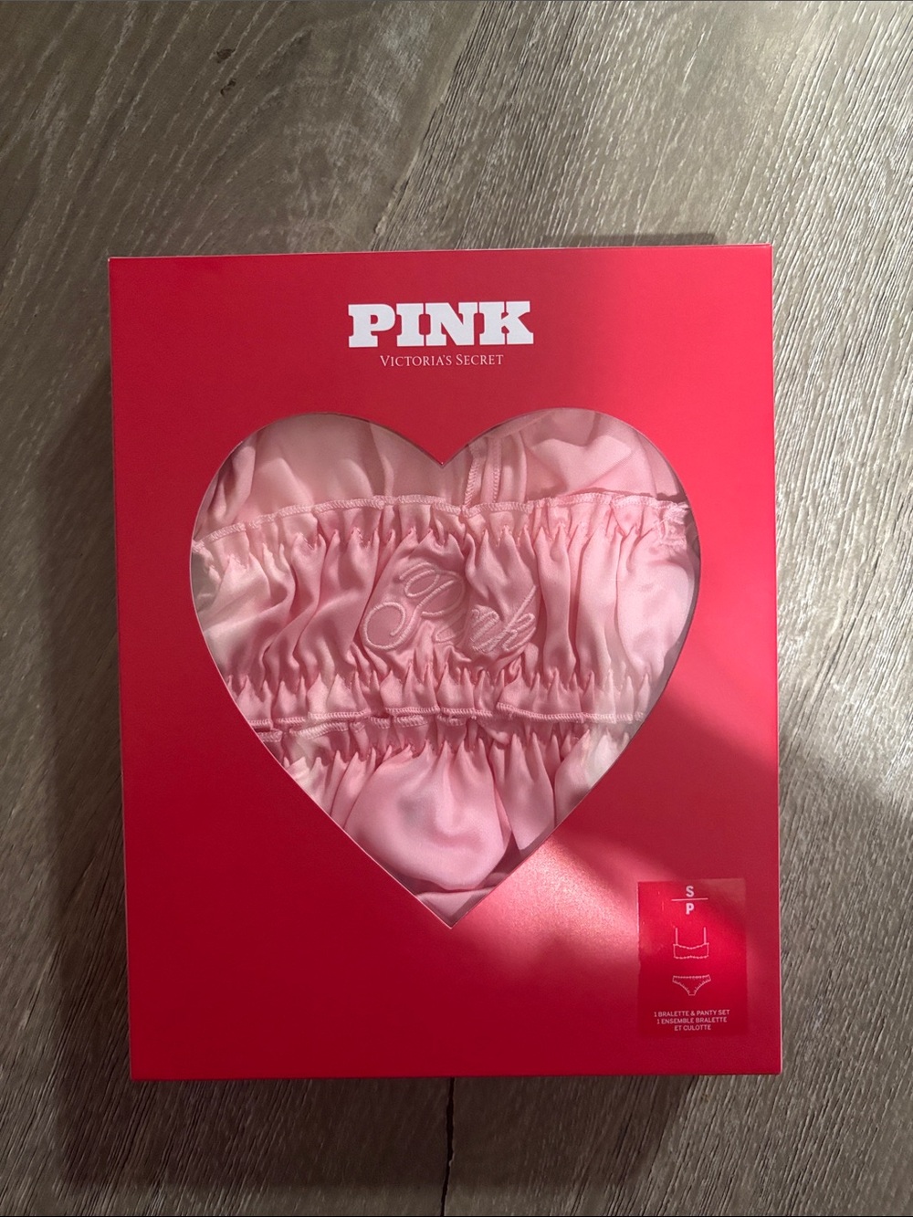 Victoria's Secret PINK Silky Flutter Bralette & Panty Set